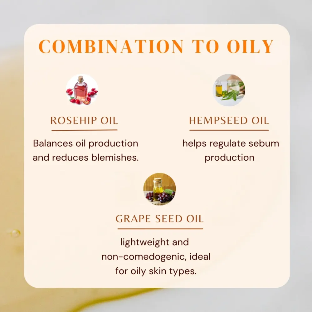 Face elixir combination to oily
