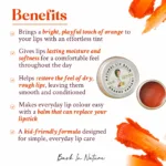 orange lip balm